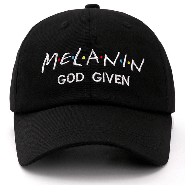 MELANIN GOD GIVEN Snapback Cap