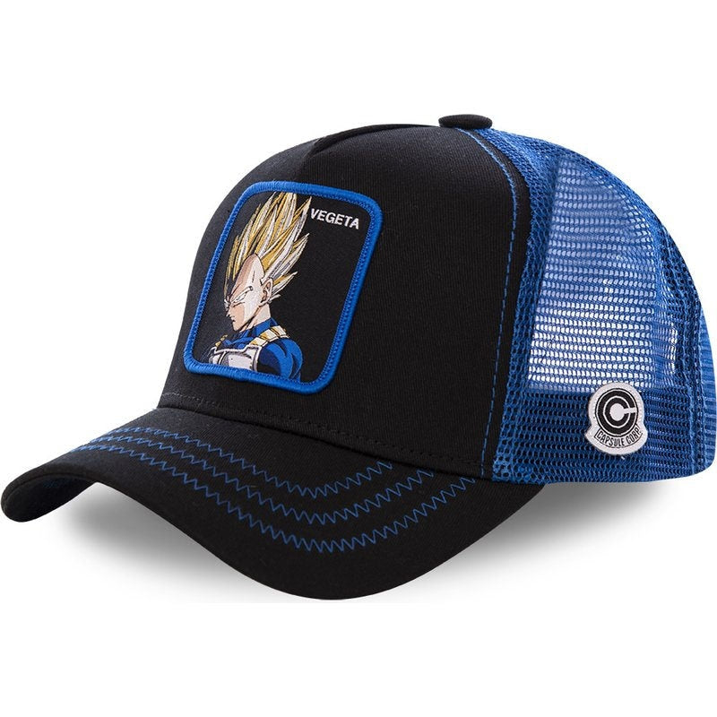 VEGETA Capsule Corp Dragon Ball Snapback Cotton Baseball Cap