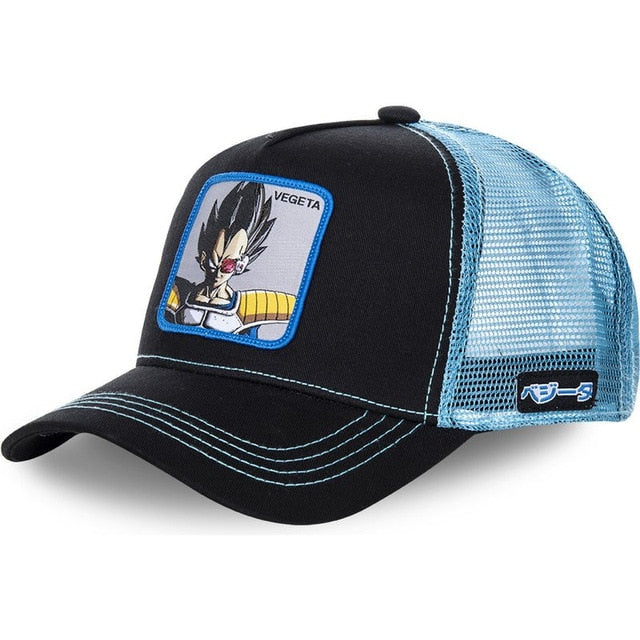 VEGETA Capsule Corp Dragon Ball Snapback Cotton Baseball Cap